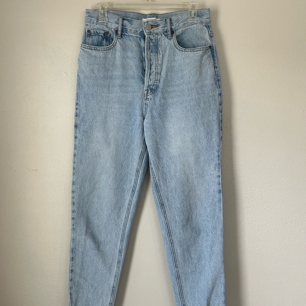 PacSun High-Rise Light Blue Jeans — Straight Leg